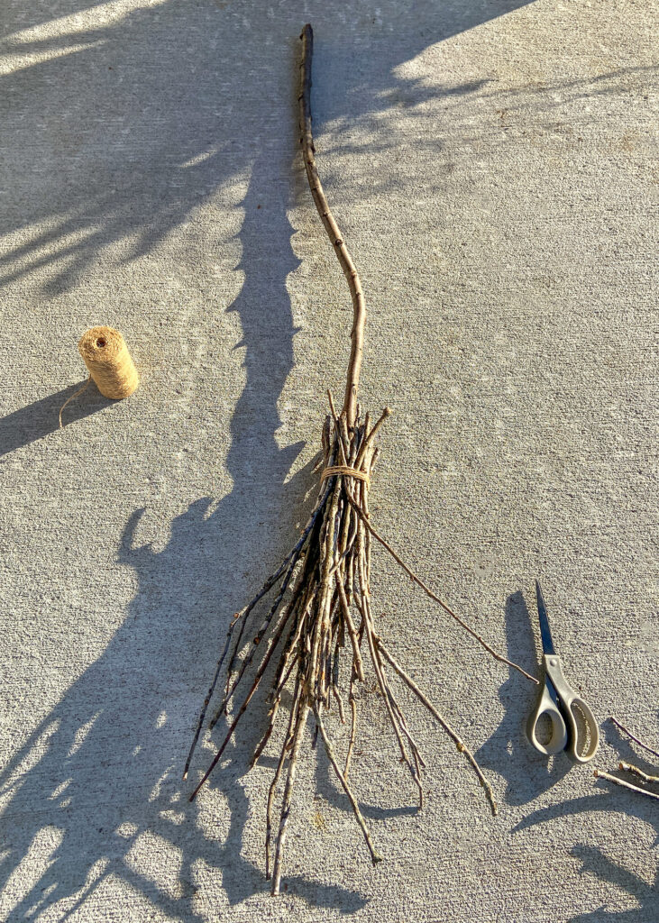 DIY Stick Broom | Step 3