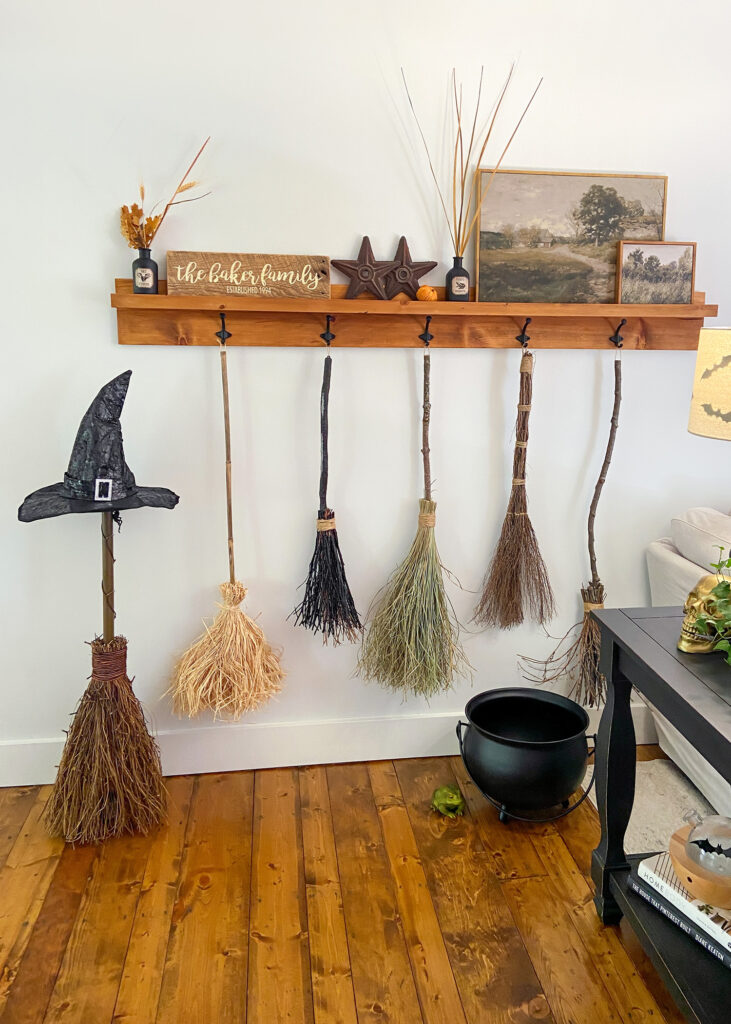 Halloween 2023 Witch's Broom Wall