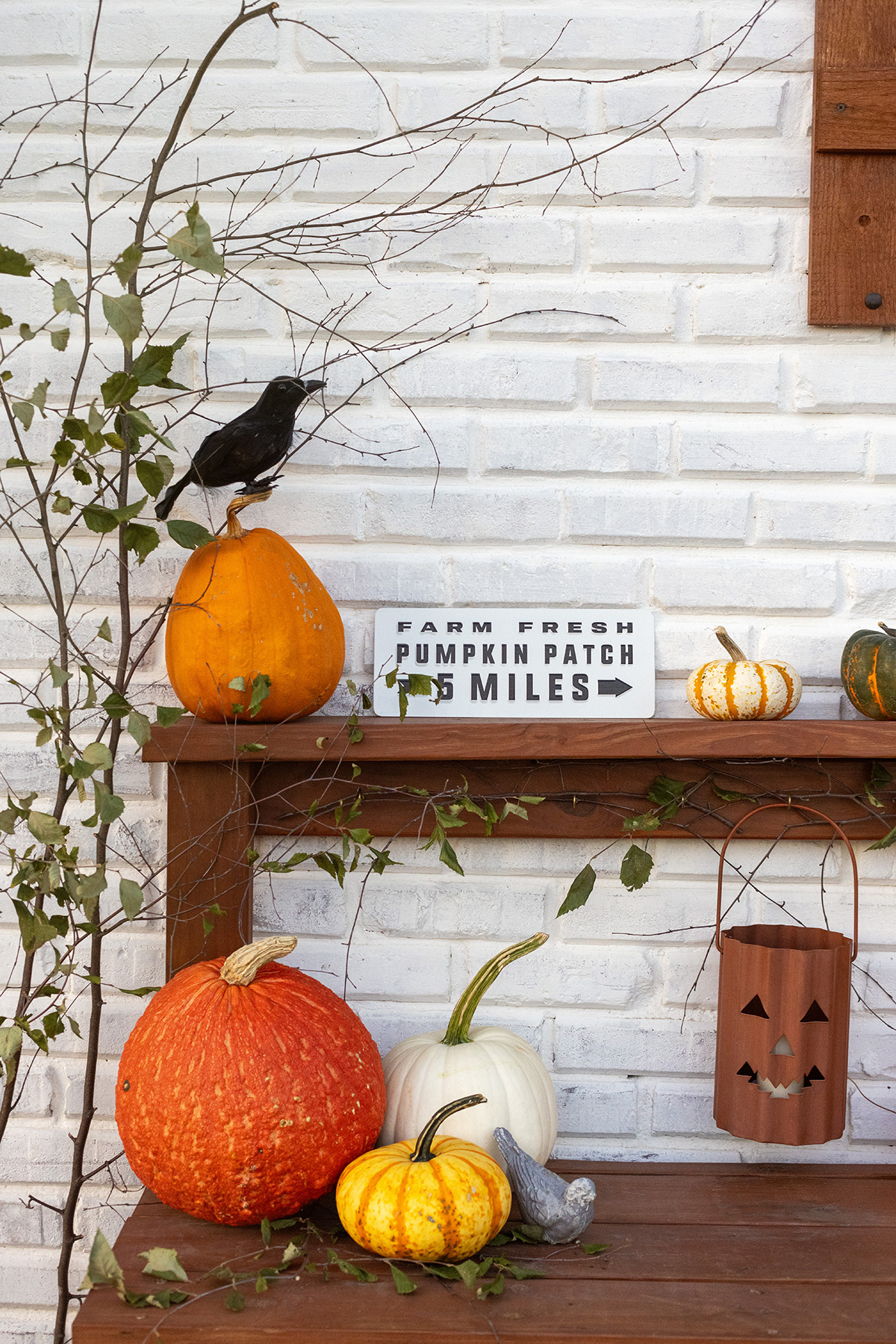 Halloween Potting Bench