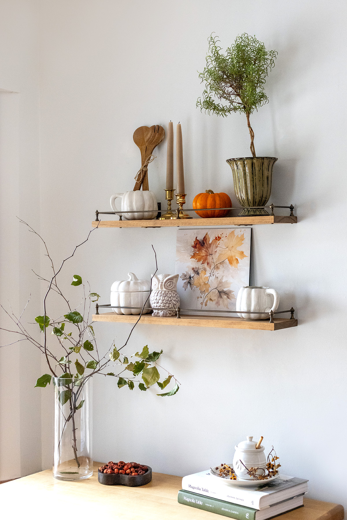 2023 Thanksgiving Kitchen Shelves