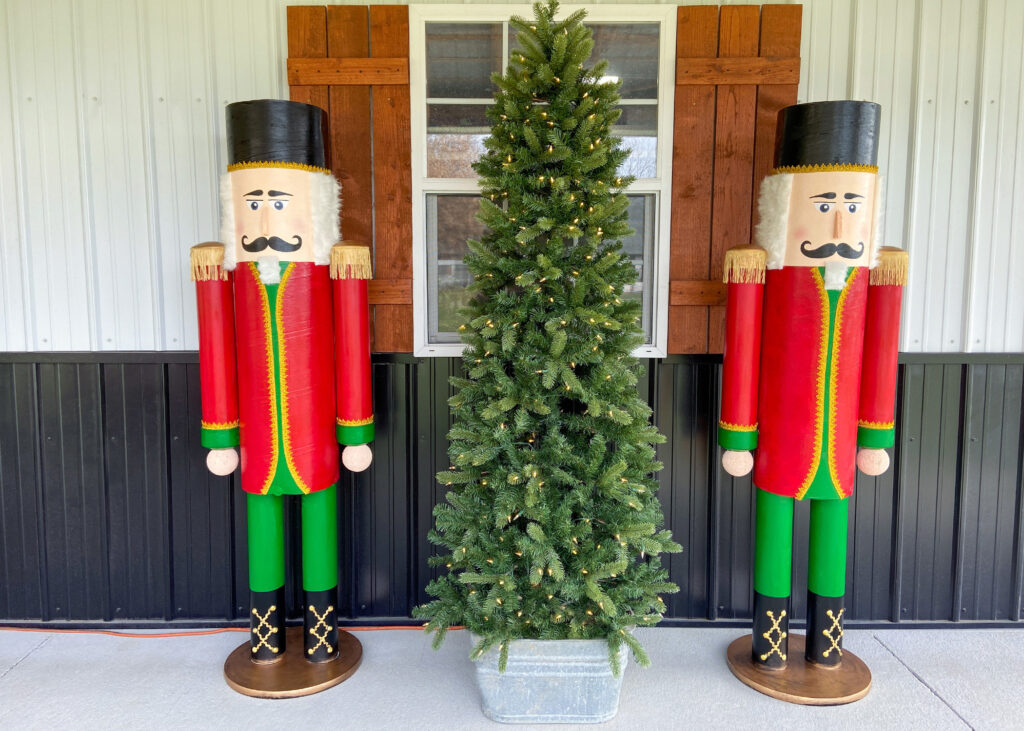 DIY LIfesize Nutcrackers