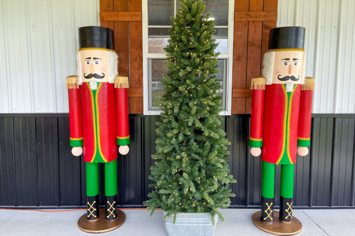 DIY LIfesize Nutcrackers