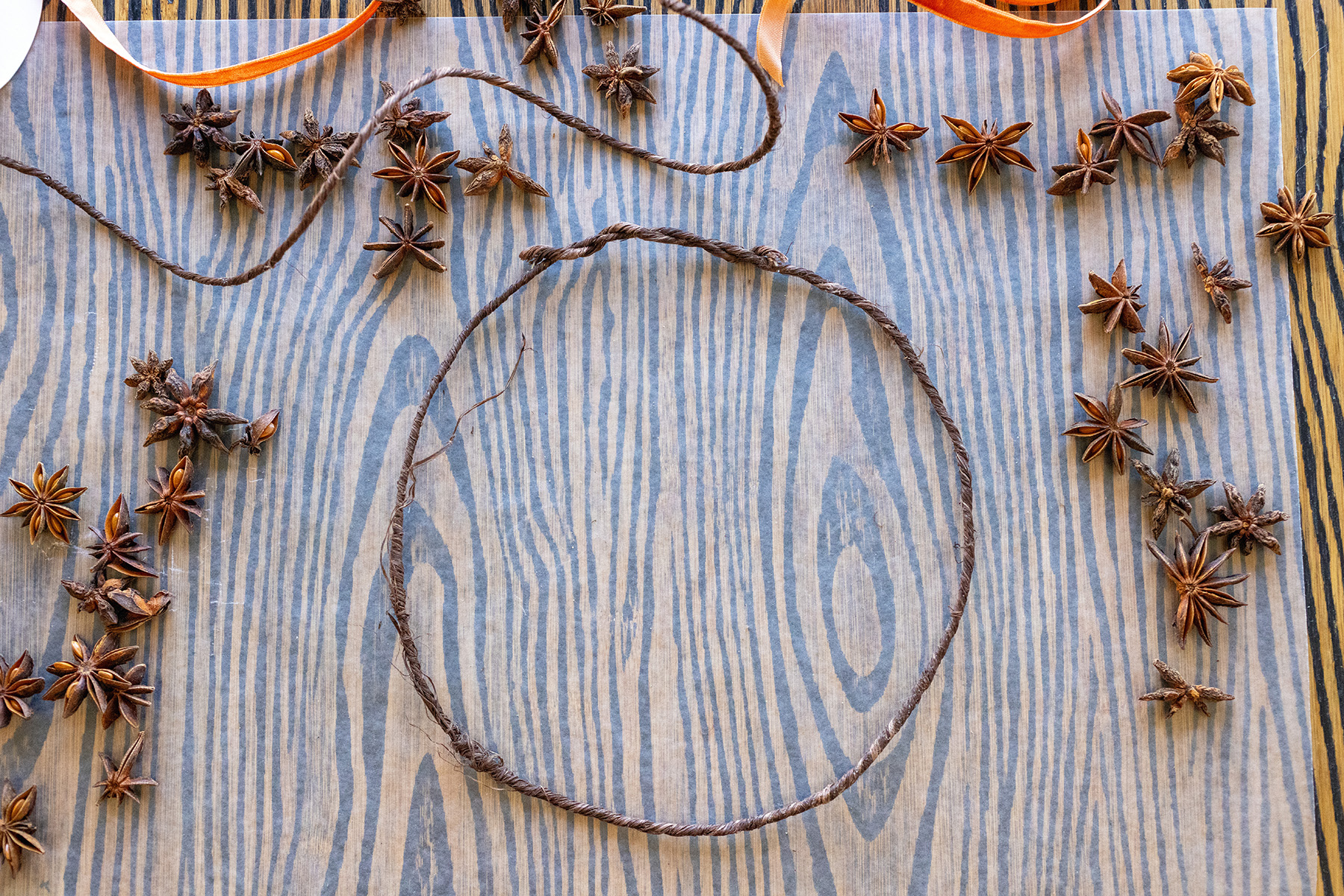 DIY Star Anise Wreath | Step 1