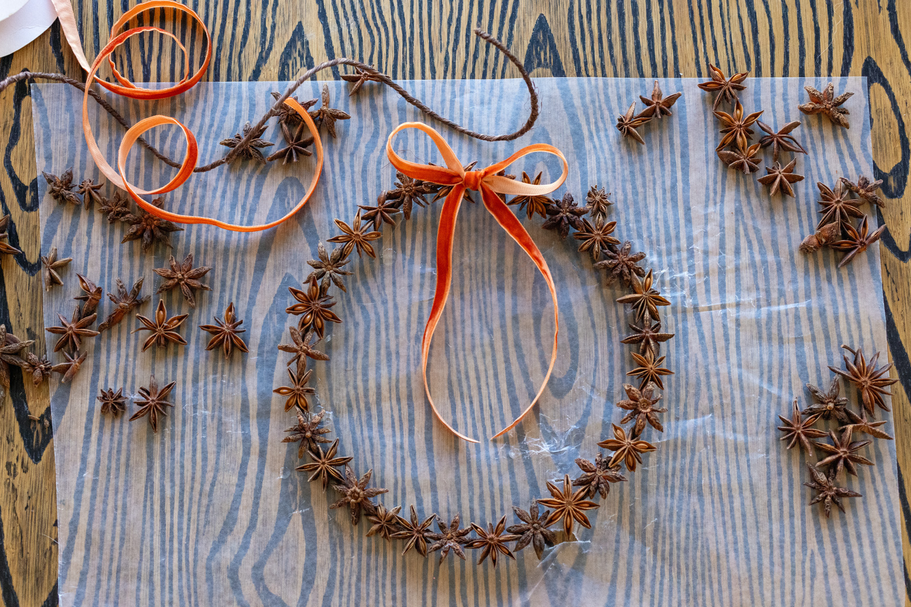 DIY Star Anise Wreath | Step 4