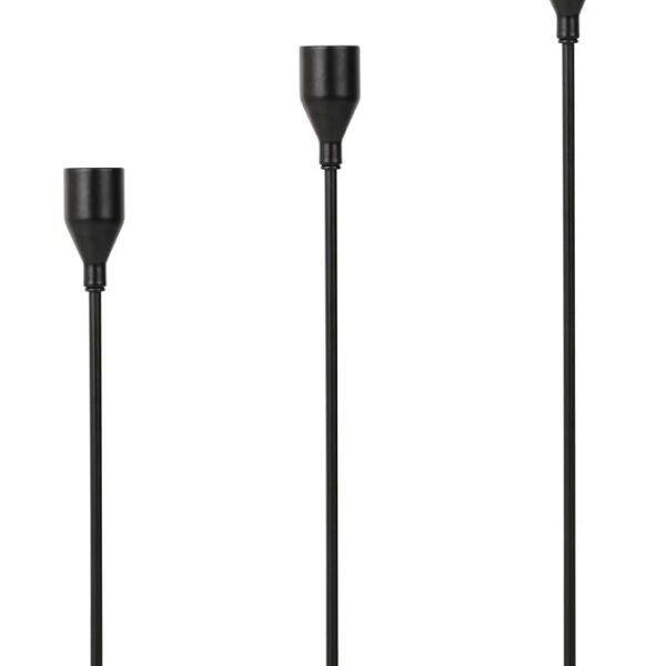 Black Candle Holders