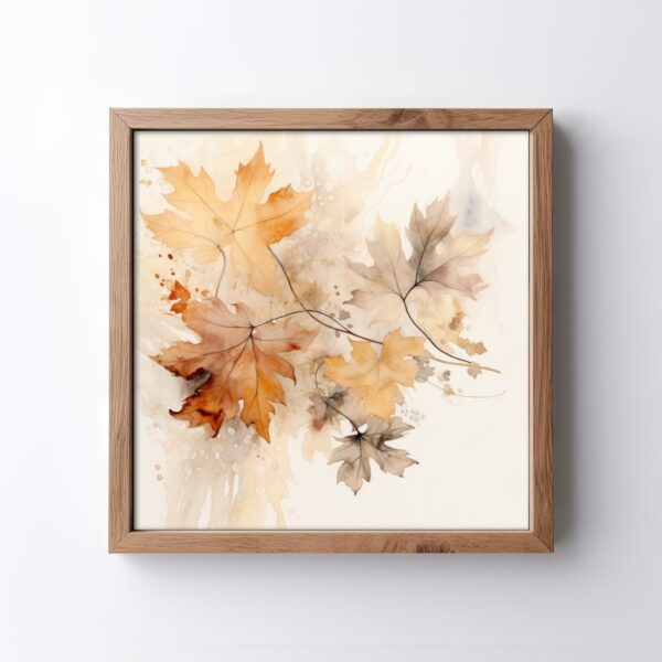 Fall Leaves Wall Art Digital Download