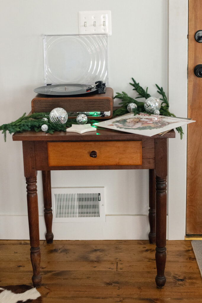Vintage Record Player Table