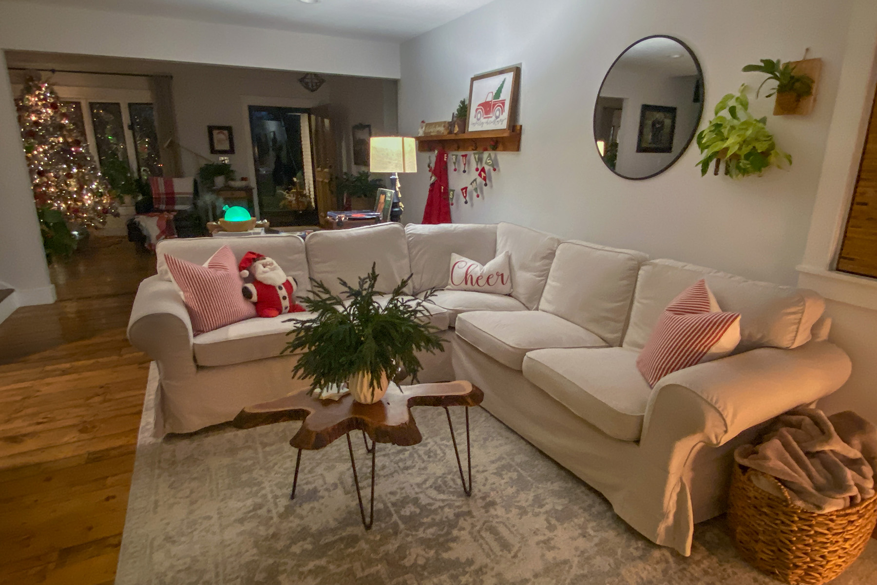 2023 Christmas Living Room | Couch