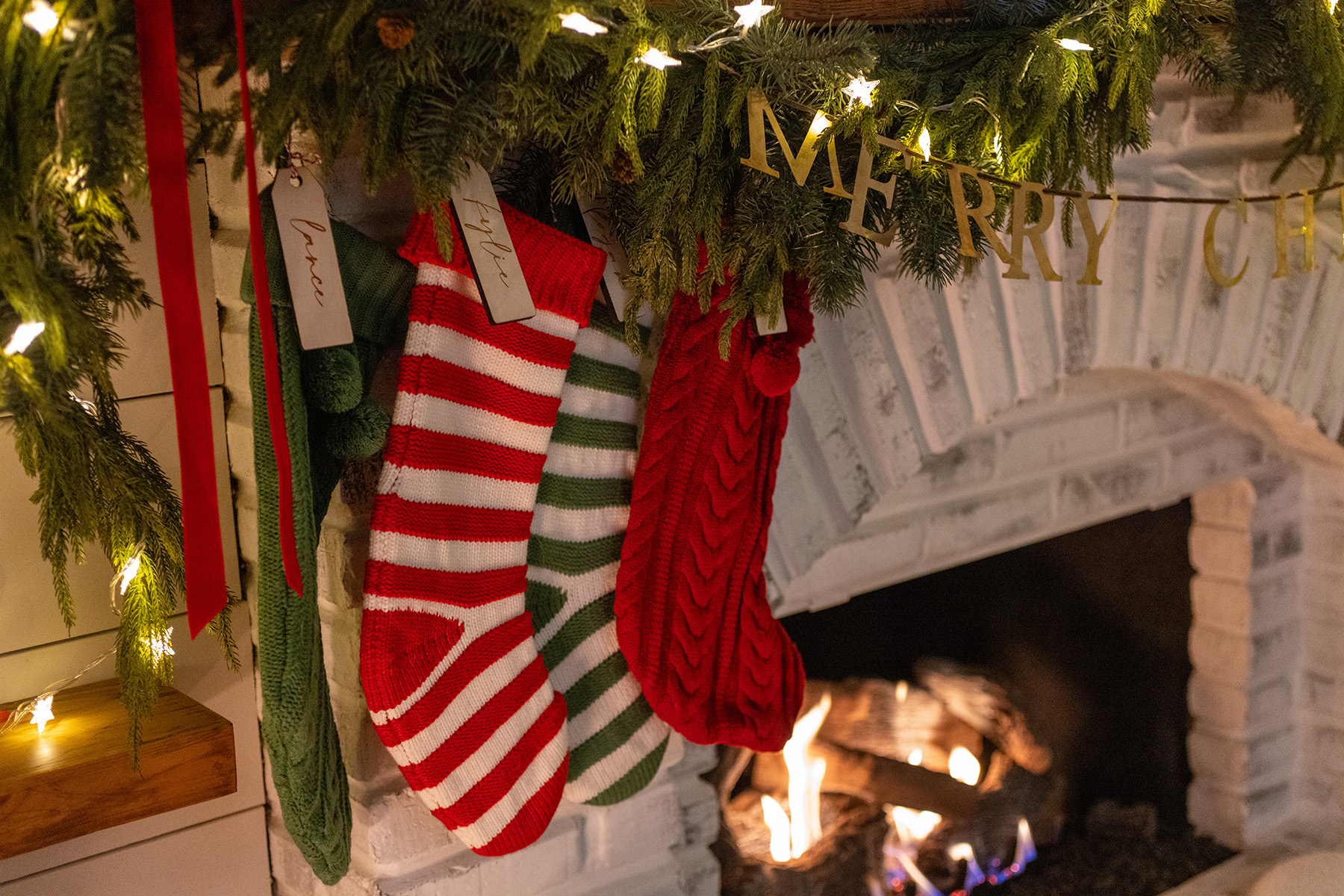 2023 Christmas Living Room | Stockings