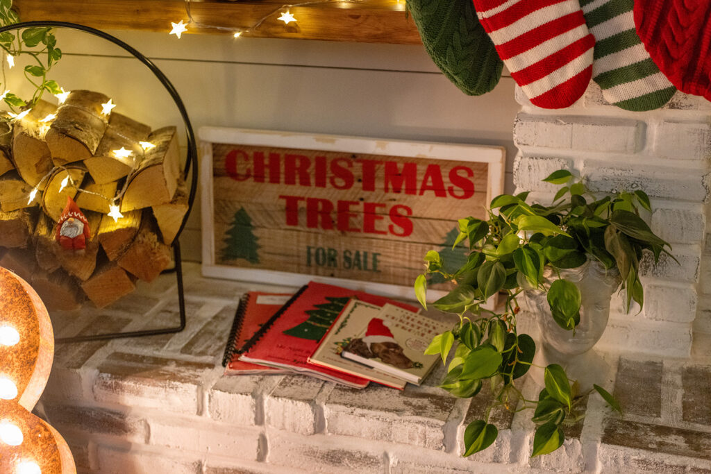 2023 Christmas Living Room | Trees For Sale Sign