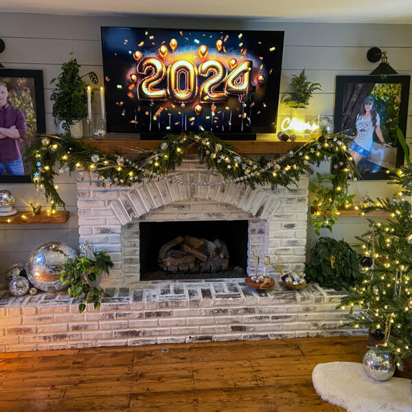 2024 New Year's Living Room