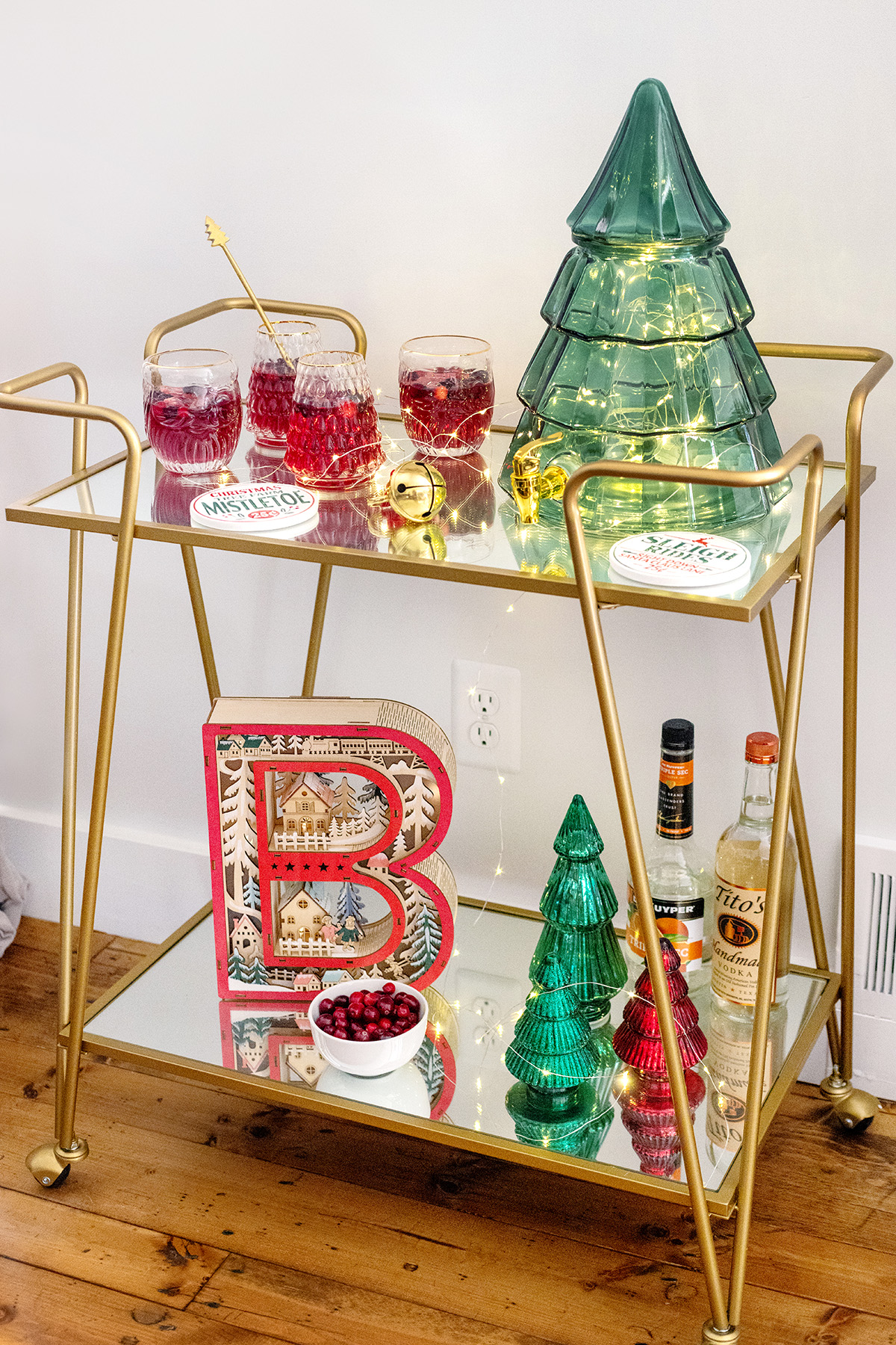 Christmas Bar Cart 2023