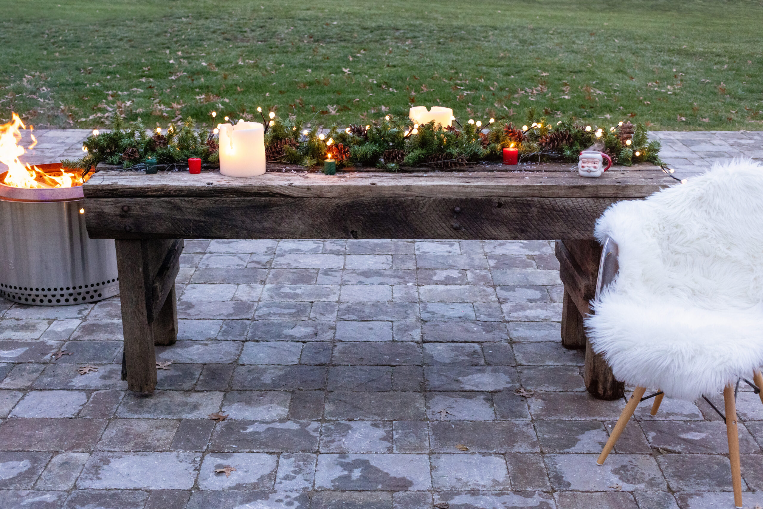 Christmas Outdoor Dining Table