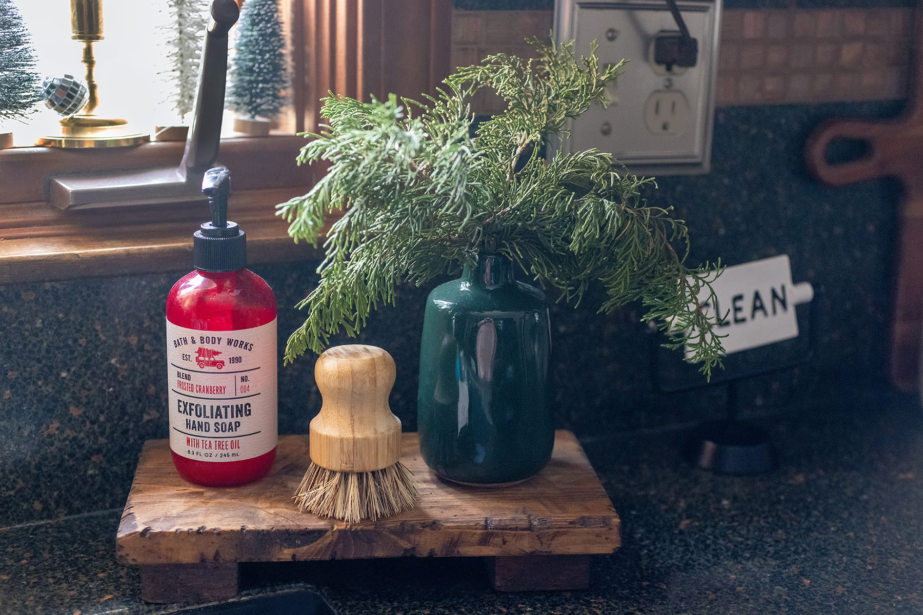 Kitchen Sink Christmas Soap Stand