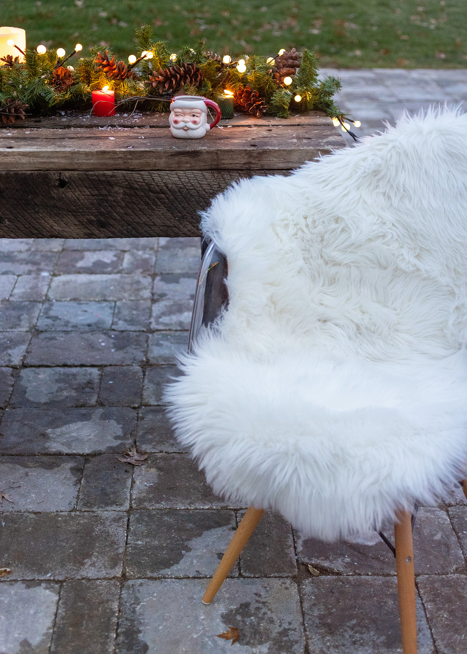 Outdoor Christmas Dining Table