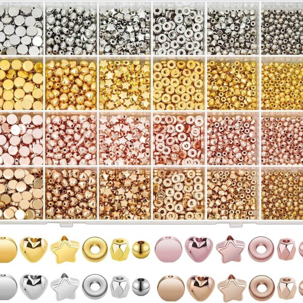 Assorted Gold Spacer Beads