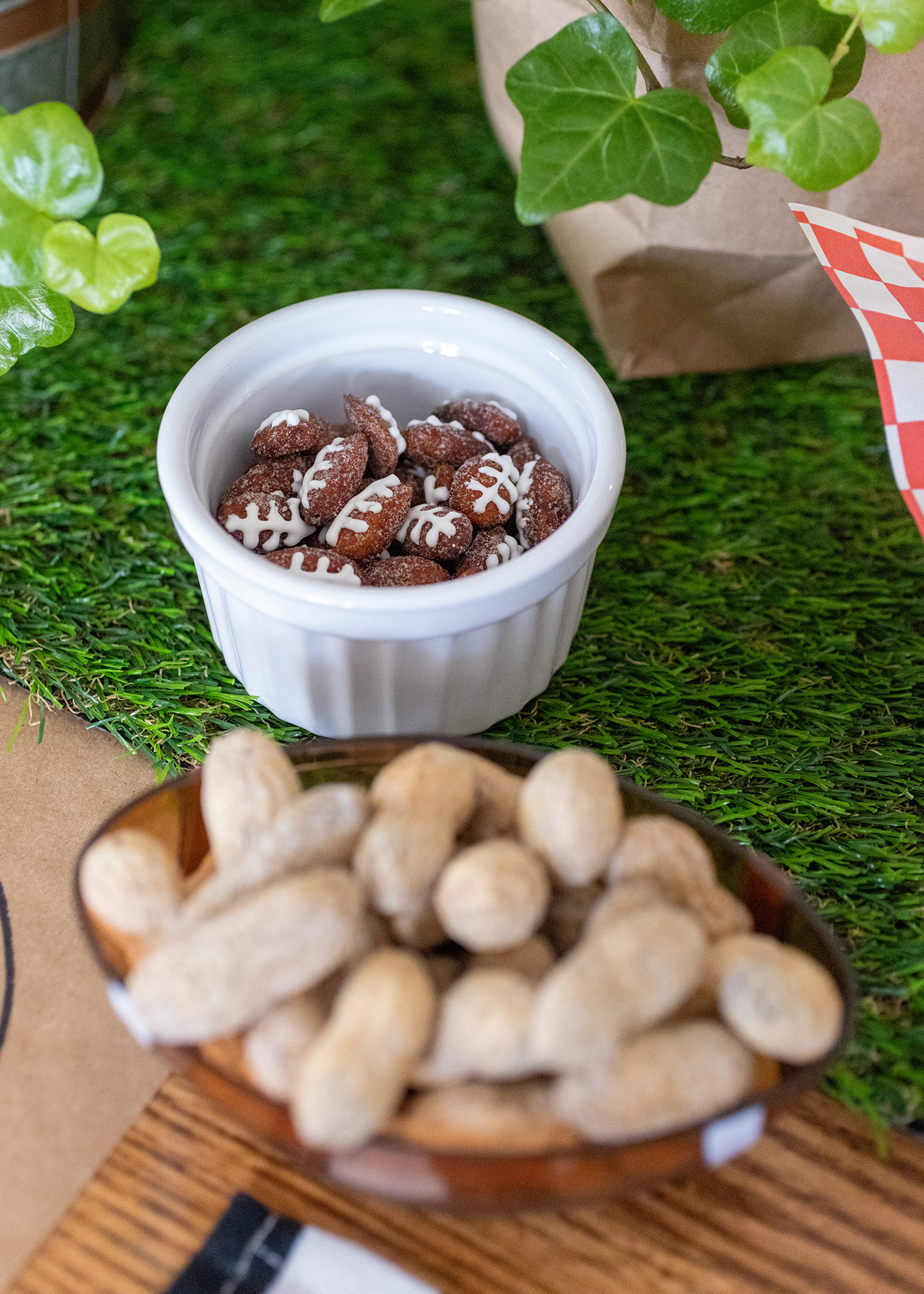 Super Bowl Football Honey Roasted Almonds