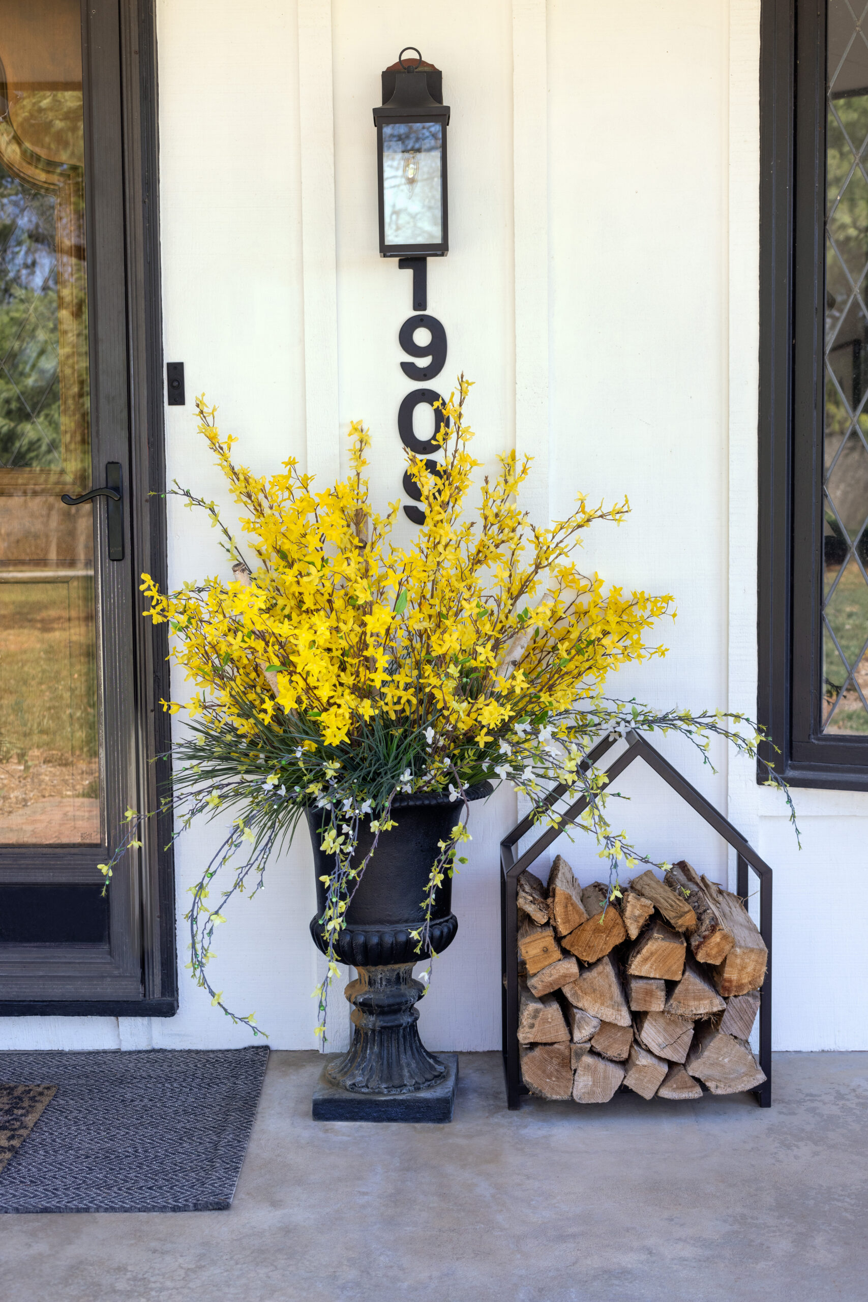 2024 Spring Front Door Forsythia