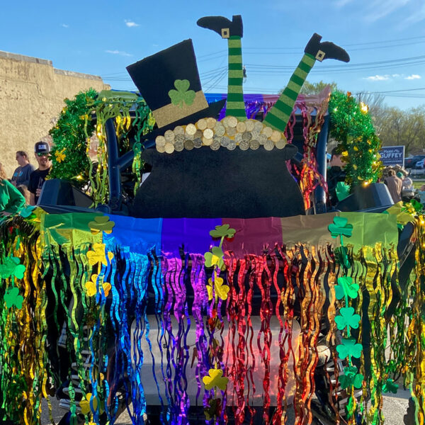 St. Patricks Day UTV Parade Float Decor