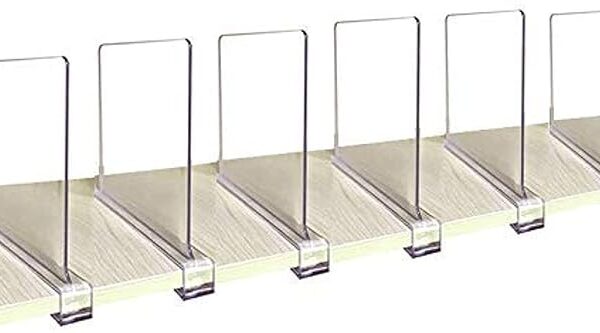 Acrylic Shelf Dividers