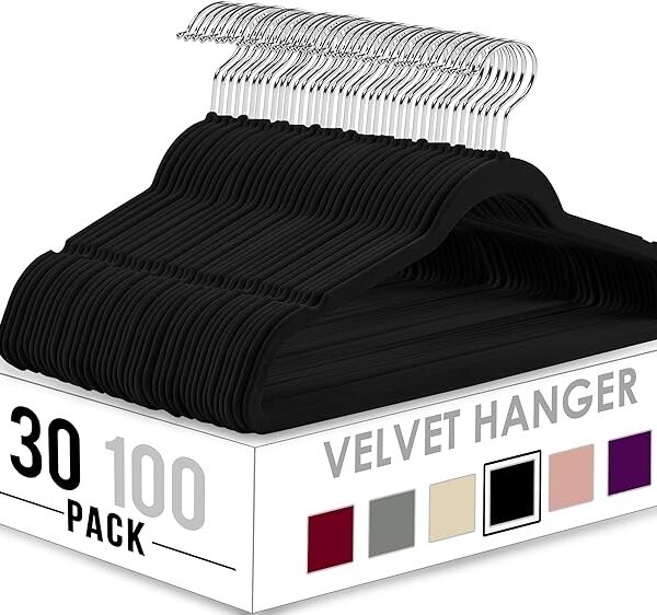 Non-Slip Velvet Clothes Hangers
