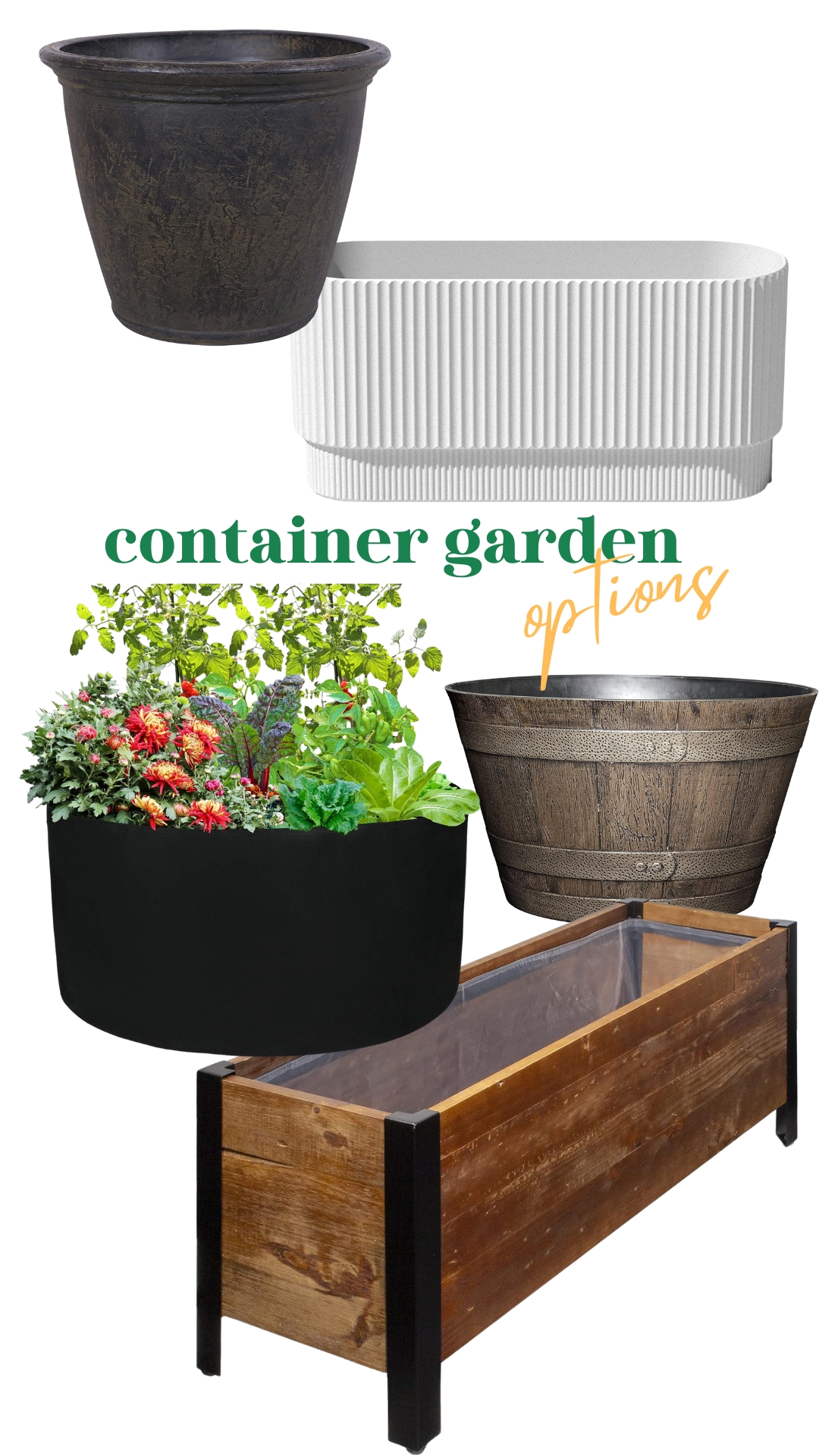 Container Garden Planter Options