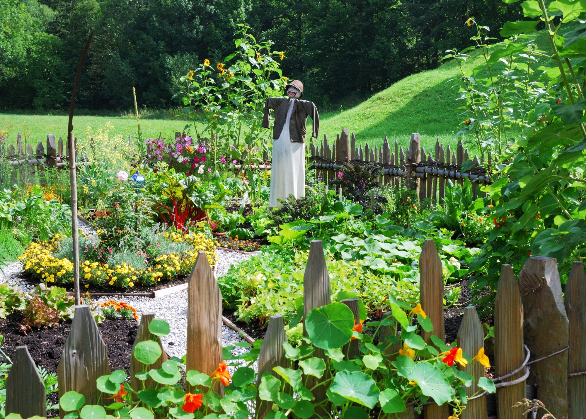 Enclosed Garden Beds