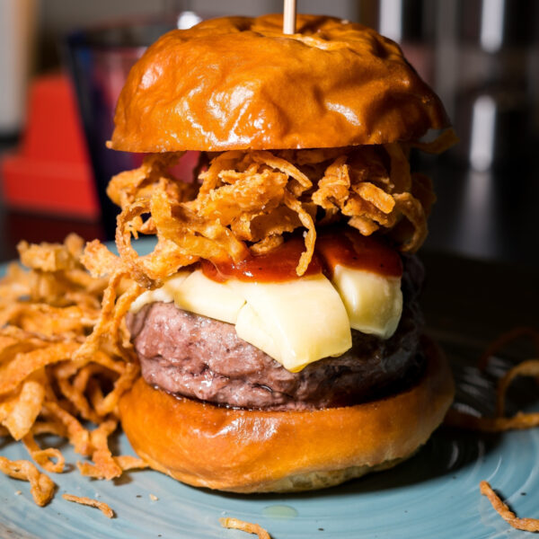 Hamburger & Onion Straws