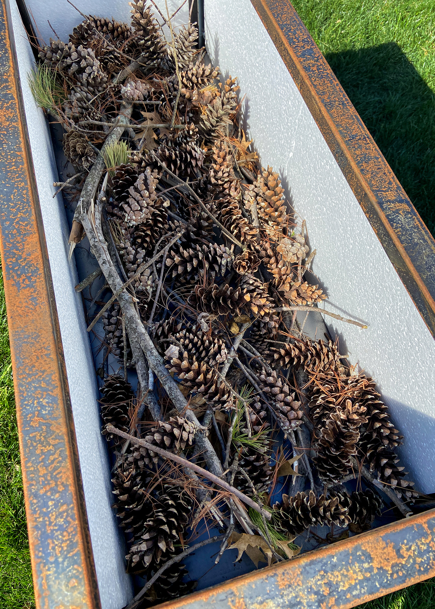 Corten Steel Rust Planter Boxes | Filler Material