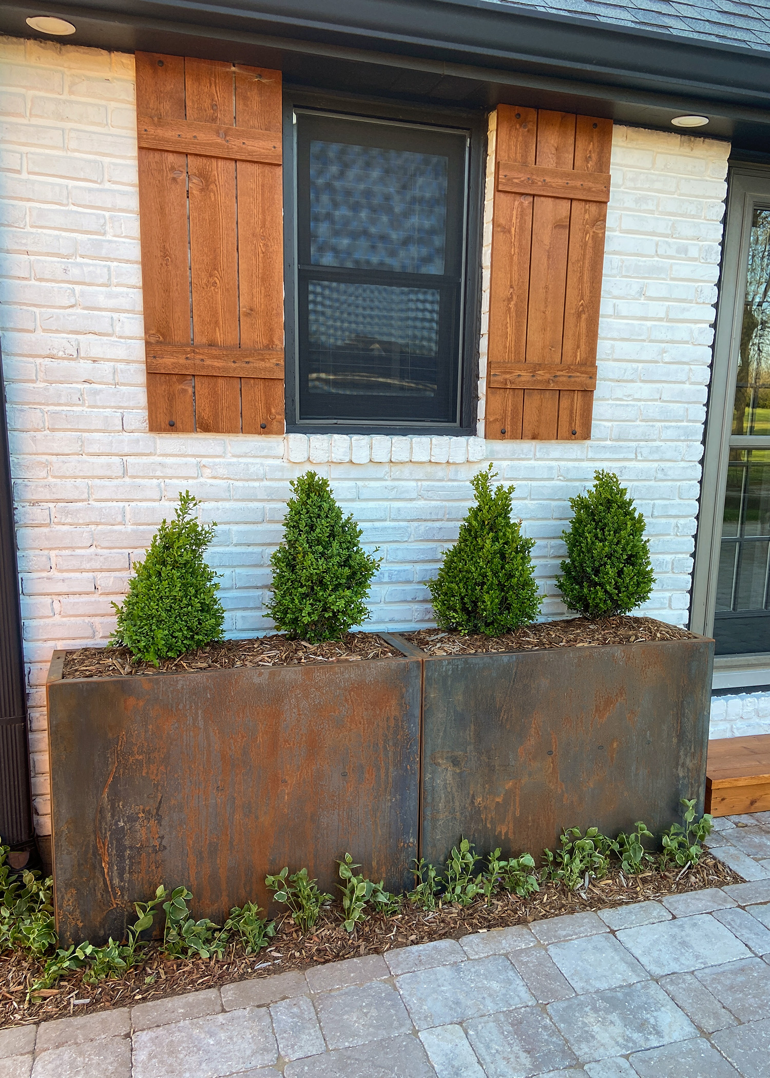 Corten Steel Rust Planter Boxes