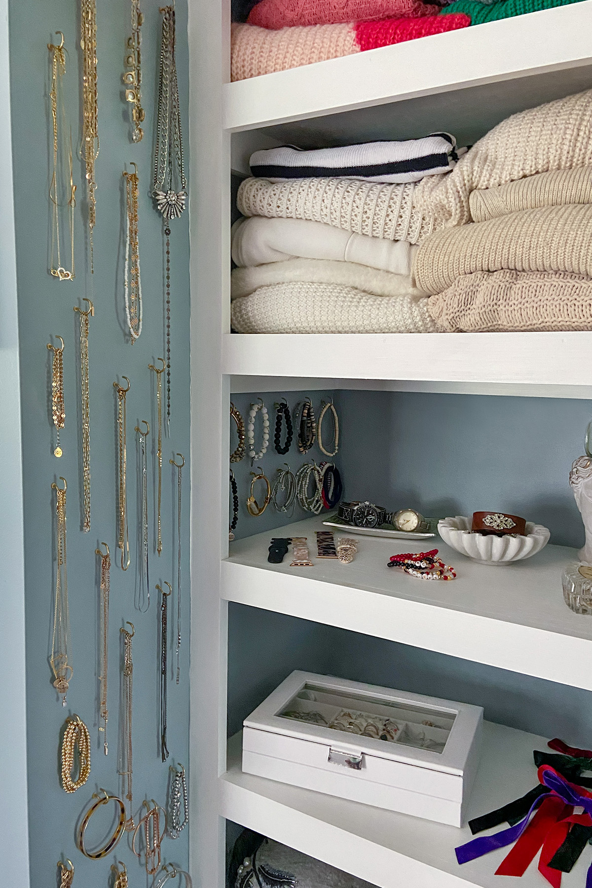 Master Closet | Jewelry Wall