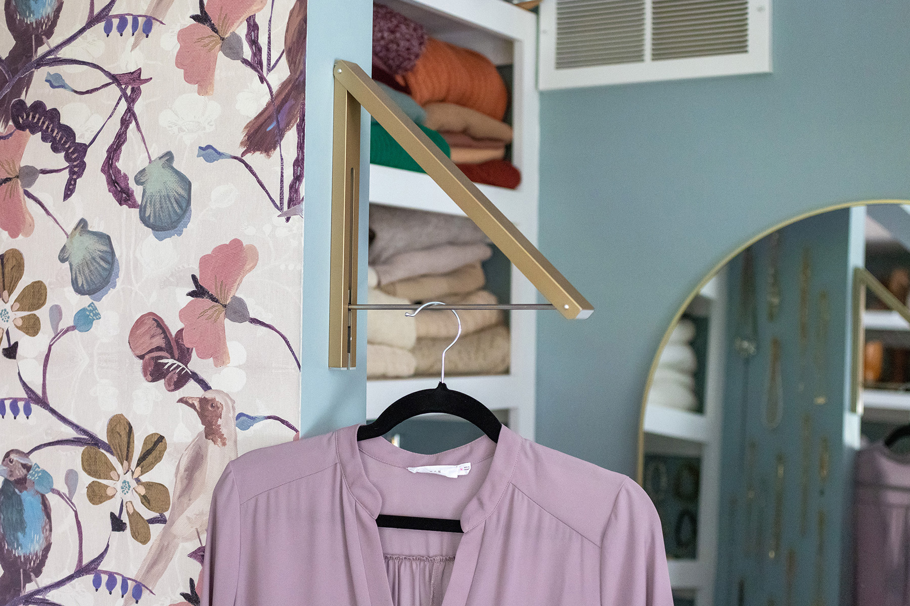 Master Closet | Laundry Wall Mounted Clothes Hanger