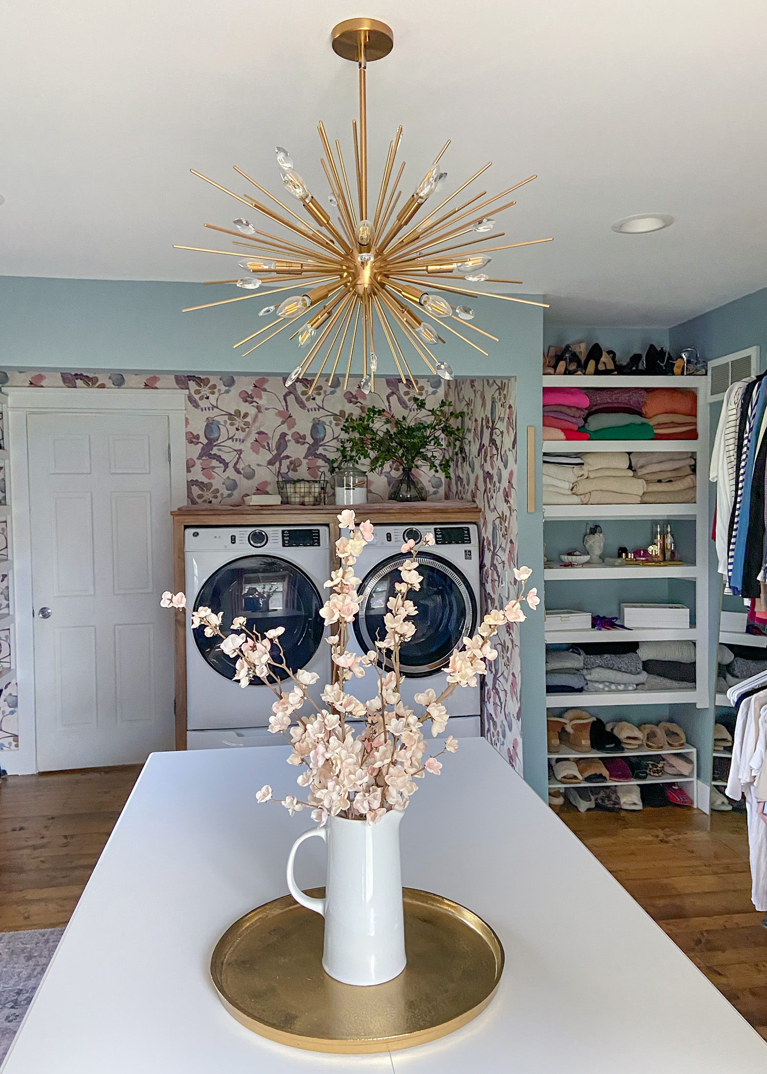 Master Closet Remodel Light Fixture