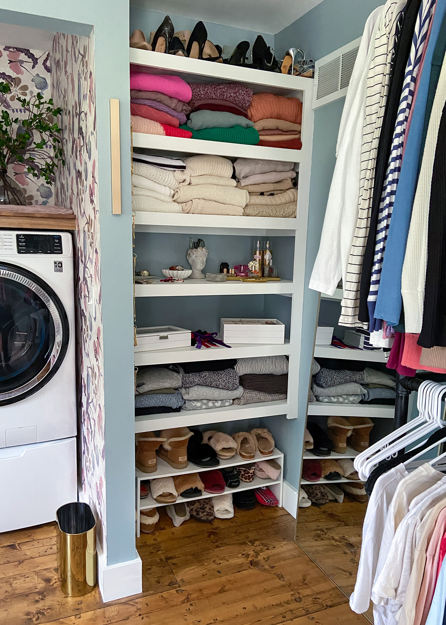 Master Closet Shelves