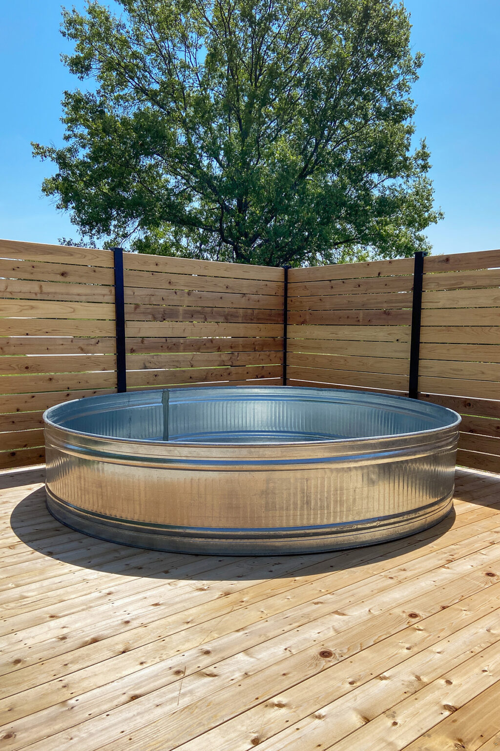 OUR DIY STOCK TANK POOL | BACK PATIO - It's Me, ChristyB