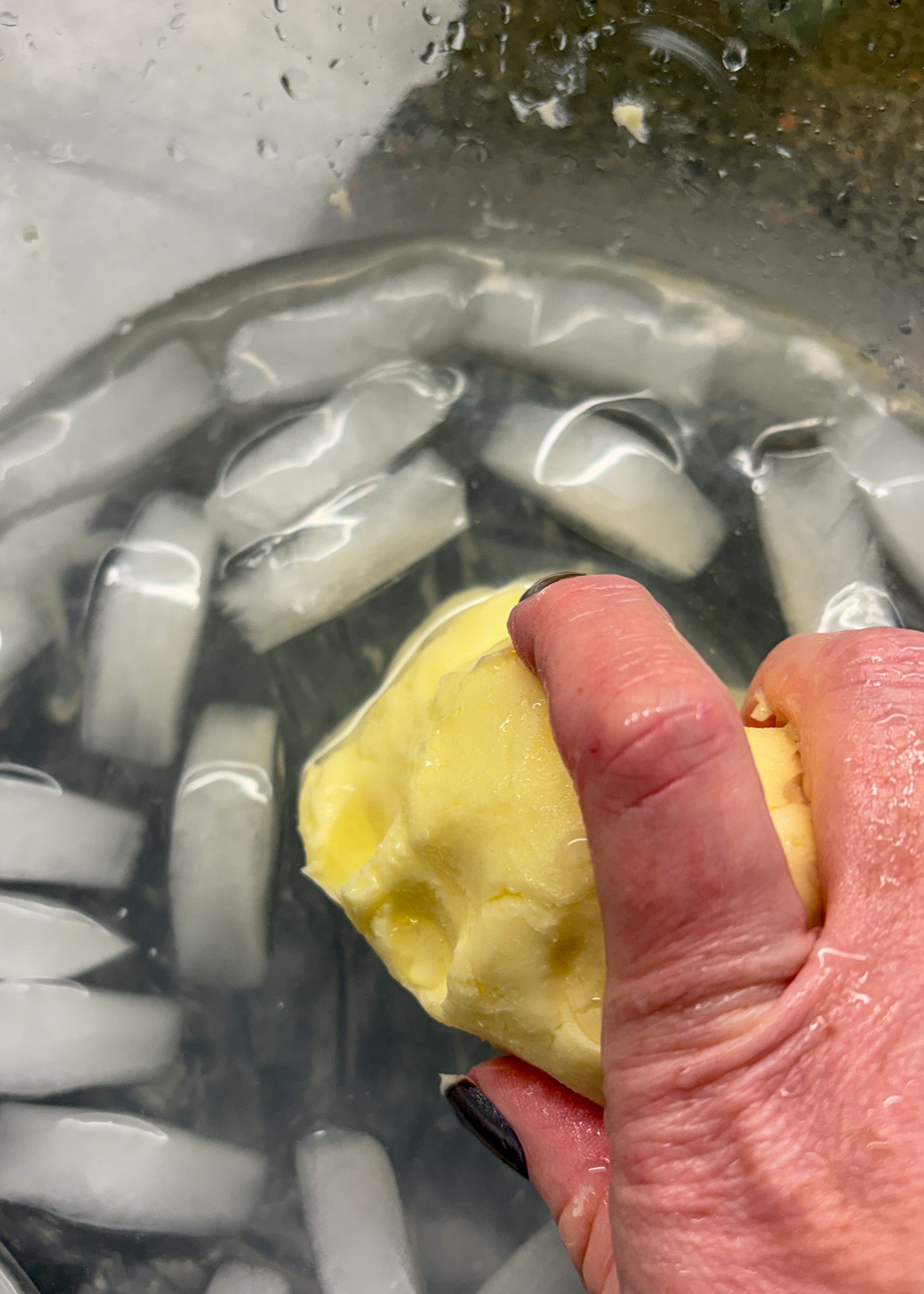Homemade Butter Ice Bath